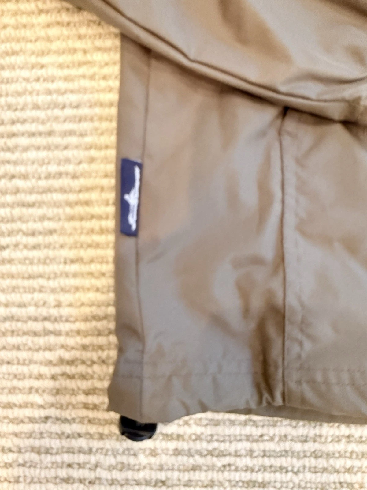 Charles River Apparel Men's 1/2 Zip Anorak Hooded Windbreaker Olive GREEN L/XL - product detail image 6
