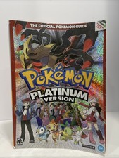 Pok mon Platinum Version The Official Pokemon Guide Book 2009 W/ Map