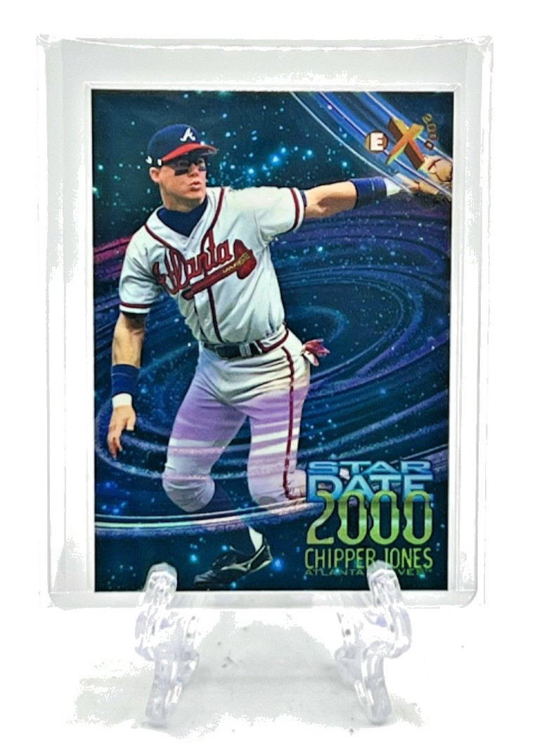 CHIPPER JONES 1997 Fleer Skybox e-X2000 #5 STAR DATE 2000 INSERT