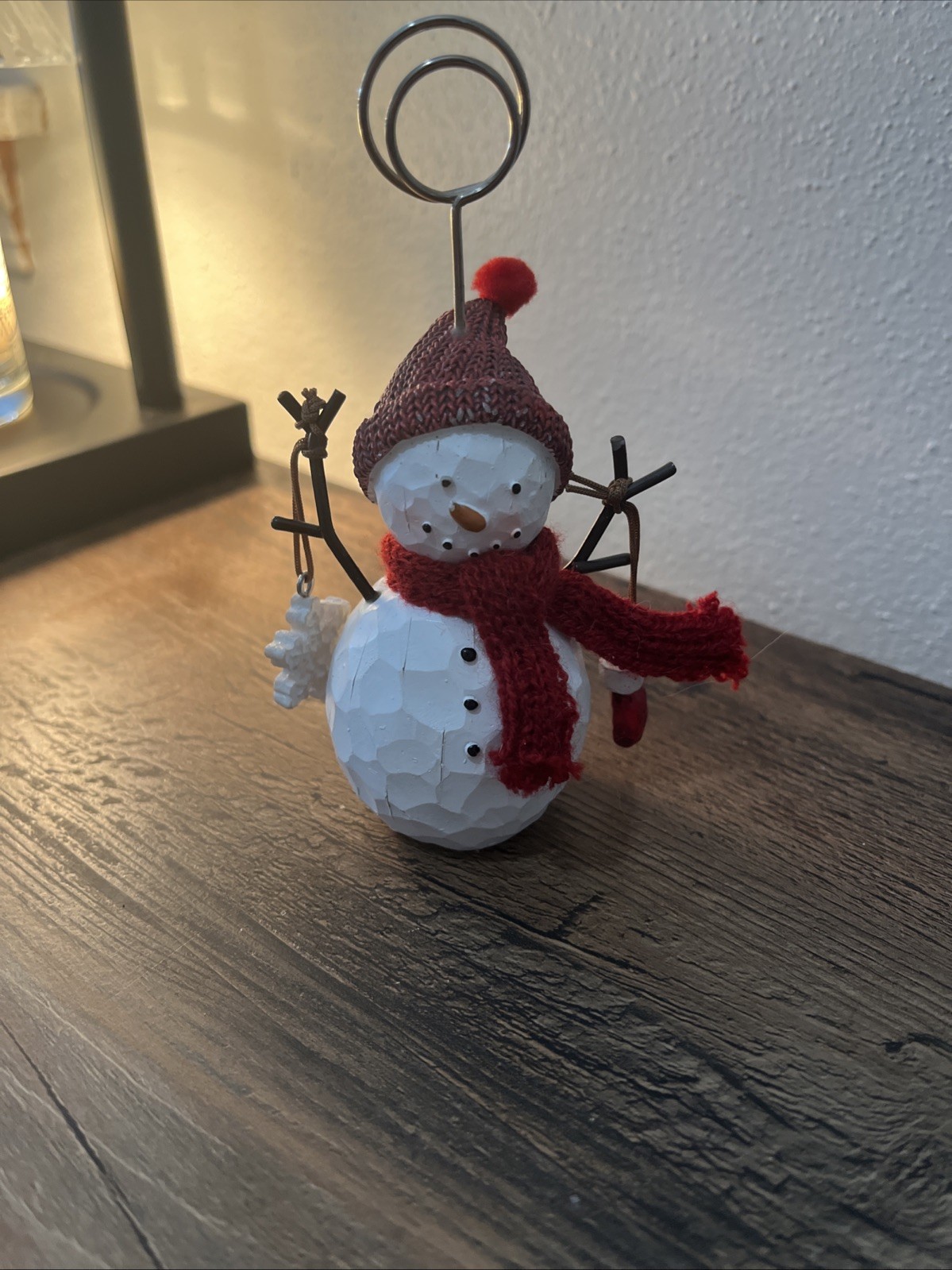 St. Nicholas Square Snowman Photo Or Card Holder