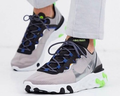 Nike React Element 55 men size 8 multi-colored low top sneakers CI3831-200