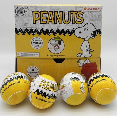 4x Snoopy Peanuts Woodstock Blind Ball Figure New Official