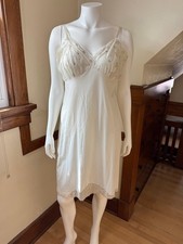 Vintage Van Raalte Slip Dress with Lace Trim