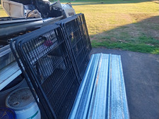 Black Steel Wire Dog Kennel Panels with Gate/Door, Standard Cage, Large