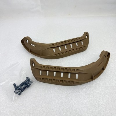 Used Coyote Old Type High Or Full MICH ACH Rails For Ballistic Combat Helmet ARC