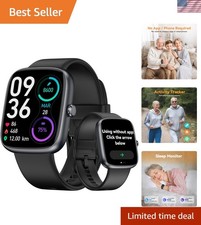 Versatile Smart Watch for Women and Men - Sleep Monitor, Pedometer, Waterproof