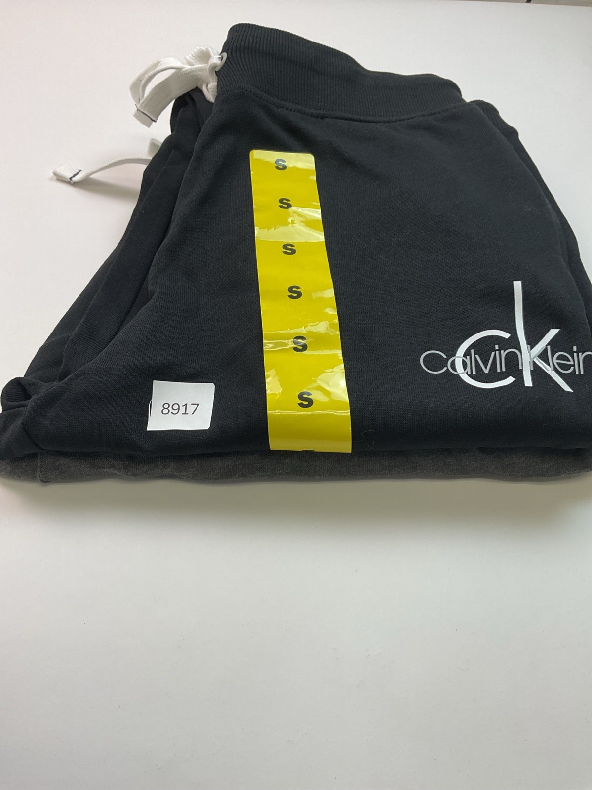 Calvin Klein Ladies 2 Pack French Terry Jogger Sleepwear Pants, Blk & Gray Small thumbnail 7