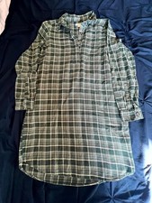 Goodthreads Women's Brushed Flannel Long-Sleeve Relaxed-Fit Shirt Dress XS