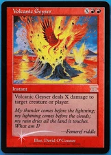 Volcanic Geyser (FNM Promo) FOIL Friday Night Magic 2000 NM (500022) ABUGames
