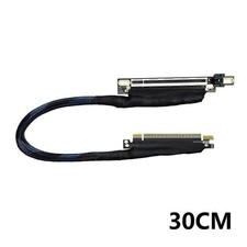 PCIE 5.0 X16 64GBS Graphics Card Extension Cable Plated GPU Extension Cable