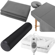 5 PCS 73 X 30 Massage Table Warmer with 3 Heat Settings 110V , Microfiber Massag