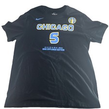 Nike Angel Reese #5 Chicago Sky WNBA Explorer Edition Shirt Mens Large Black NWT