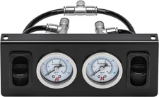 Panel Paddle Valve Switch with Two Air Suspension Pressure Gauge, Air... 