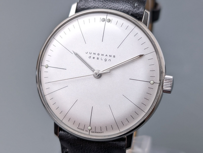 Junghans Max Bill 27.3700 White dial Manual winding Men's Watch