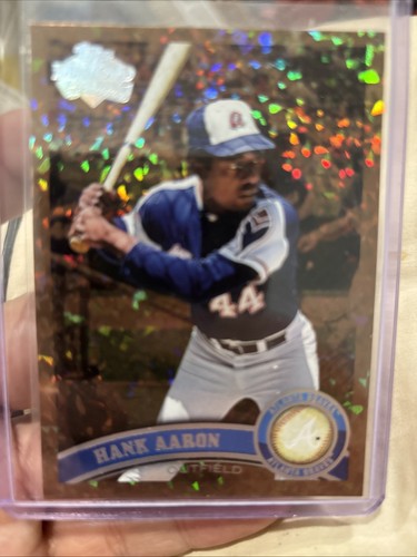 2011 Topps Legend Variation Cognac Diamond Anniversary SP Hank Aaron #510 HOF - Bild 1 von 3