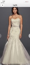 david bridal Jewel wedding dress Wg3500 Size 10