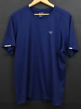 Arcteryx Men's Cormac Crew T-Shirt Blue Athletic Performance Hiking Active XL