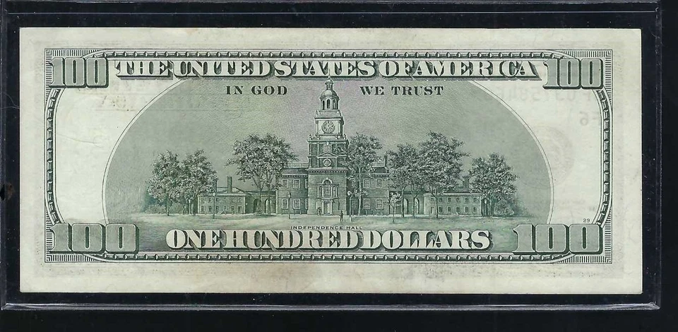 2001 100 Dollar US ** Star Note ** Franklin CF Series 03758463 F6 Great Shape - Image 2 of 2