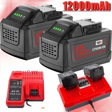 For Milwaukee For M18 12Ah Battery PACK Lithium 48-11-1860 48-11-1812/ Charger