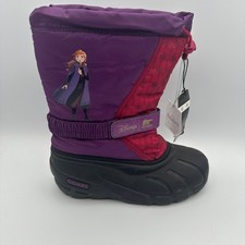 Sorel x Disney Frozen II Flurry Kids Snow Boots Purple Anna Waterproof 4 NWT