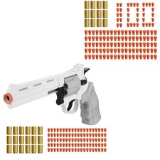 Revolver Toy Gun with 200 Soft Bullets,30 Shells,Gun Fidget Toy,Christmas Bir...