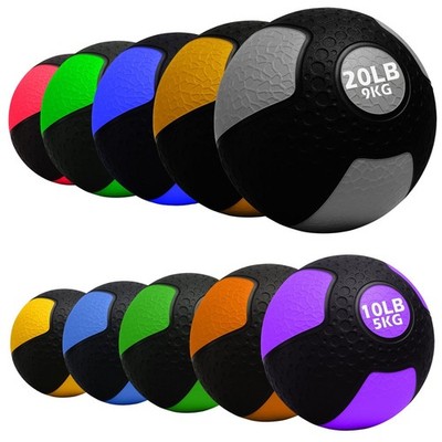 Slam Gummi Medizinball No Bounce Home Fitness Gewichtet 1-12KG Übung Wurf