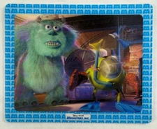 PROMO CARD: DISNEY MONSTERS INC 4x3 LENTICULAR "MONSTROPOLIS" Card from NABISCO