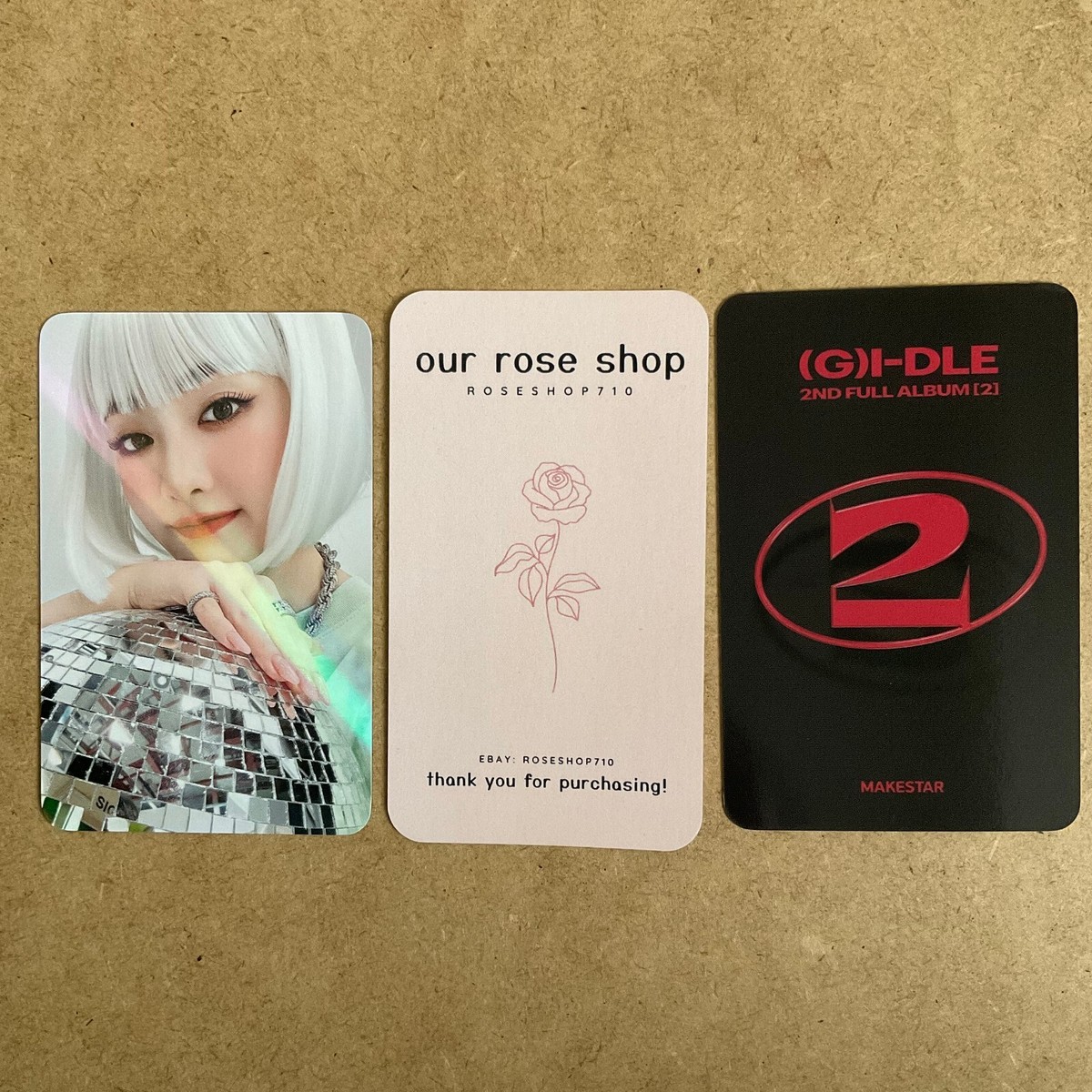(G)I-DLE  ウギ　makestar  16.0  2枚セット i-dle MAKESTAR トレカ ウギの通販 by よう's shop｜ラクマ
