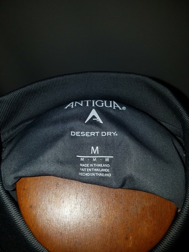 NEW ANTIGUA GOLF Sirt Short SLEEVE PULLOVER MENS size Medium - Picture 6 of 6