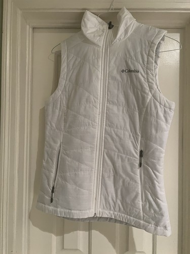 WOMENS COLUMBIA OMNI-HEAT WHITE PUFFER 