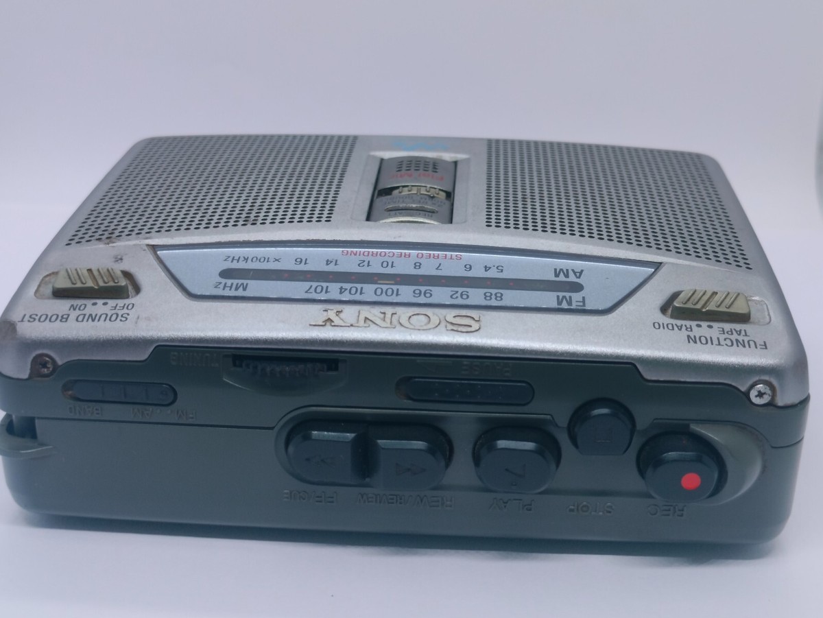 スーパーミラクル Sony WM GX 221 Walkman Cassette player Working new belt Used