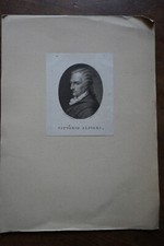 VITTORIO ALFIERI (1749-1803) PORTRAIT ENGRAVING 19th century  FLORENCE