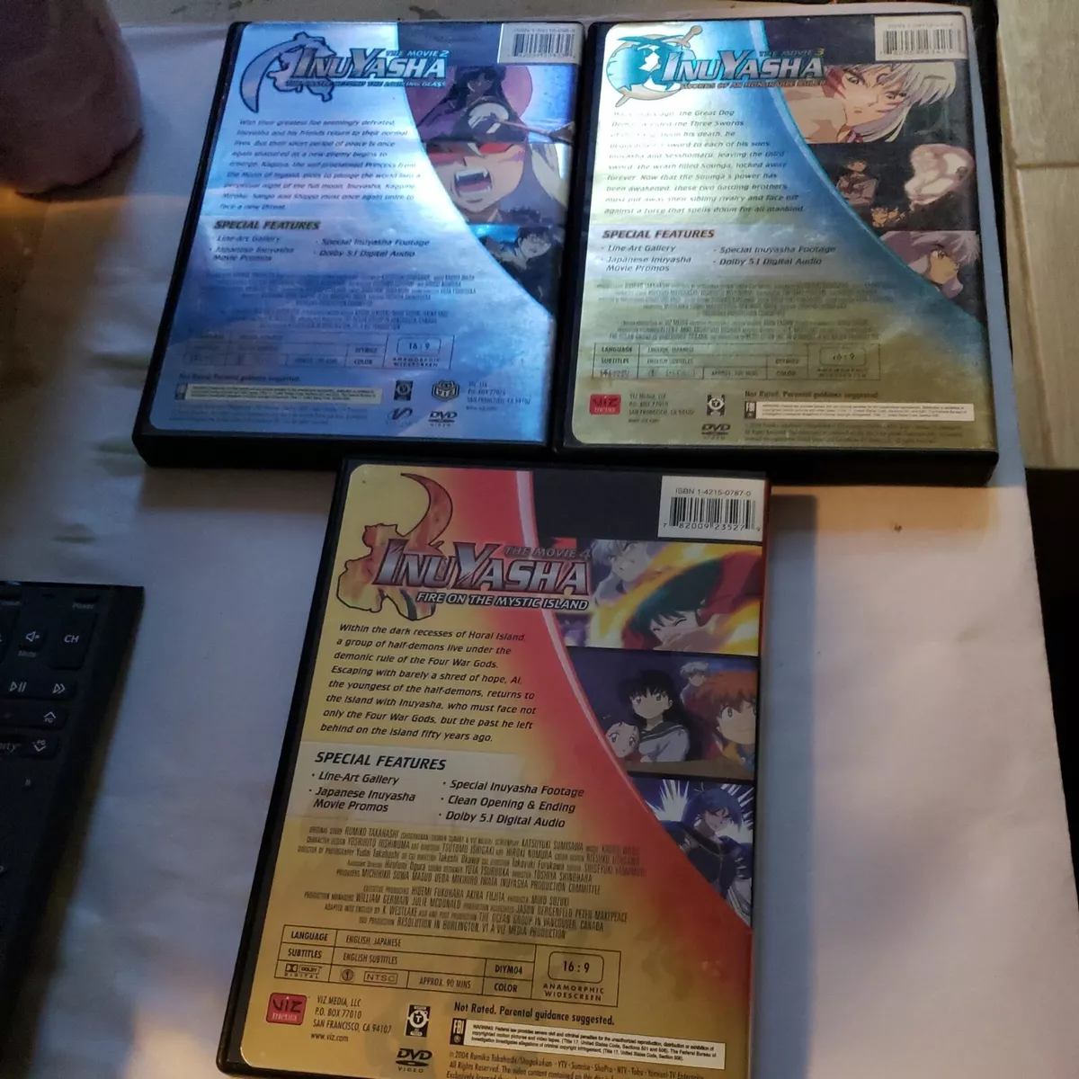 Inuyasha DVD temporadas 1, 2, 3 e 4 em segunda mão durante 20 EUR em Madrid  na WALLAPOP