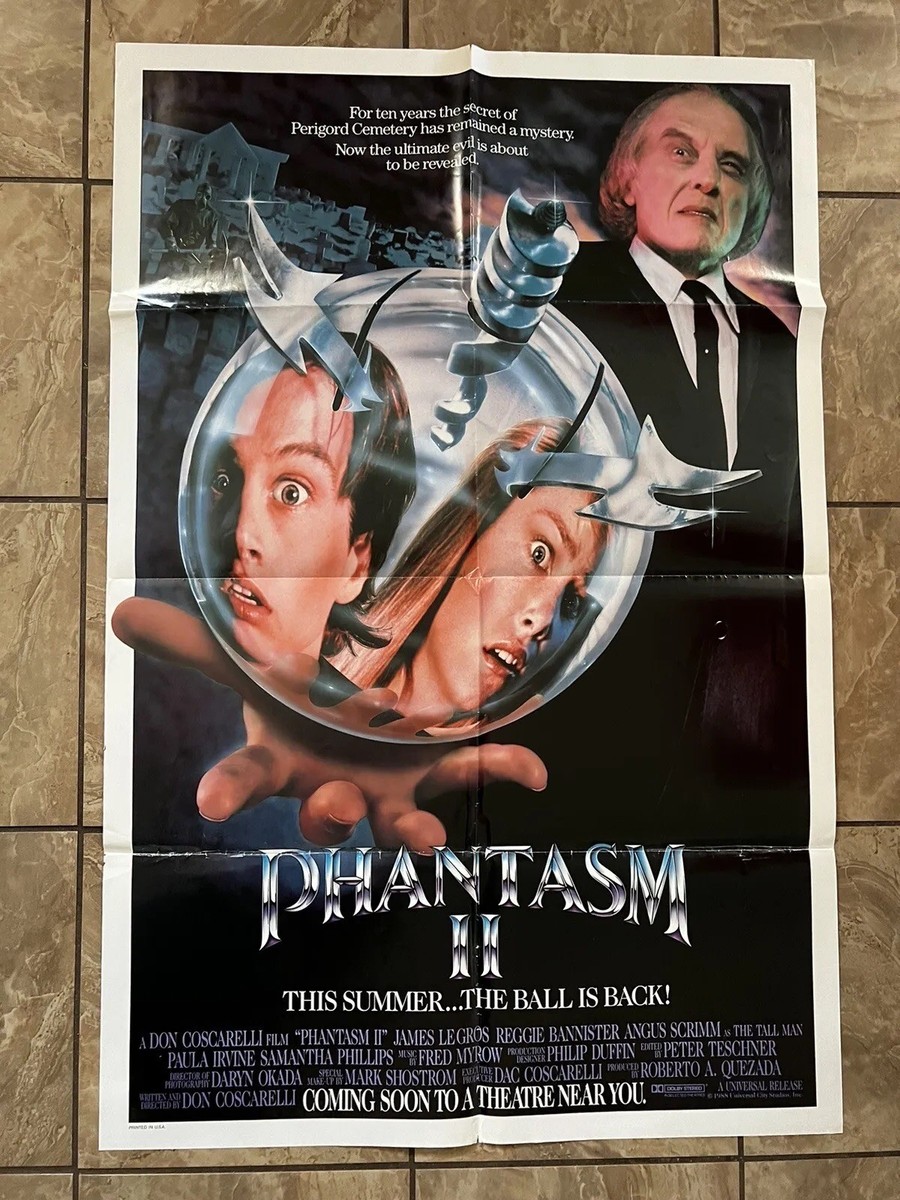 PHANTASM 2 Original One Sheet Movie Poster - 1988 | eBay