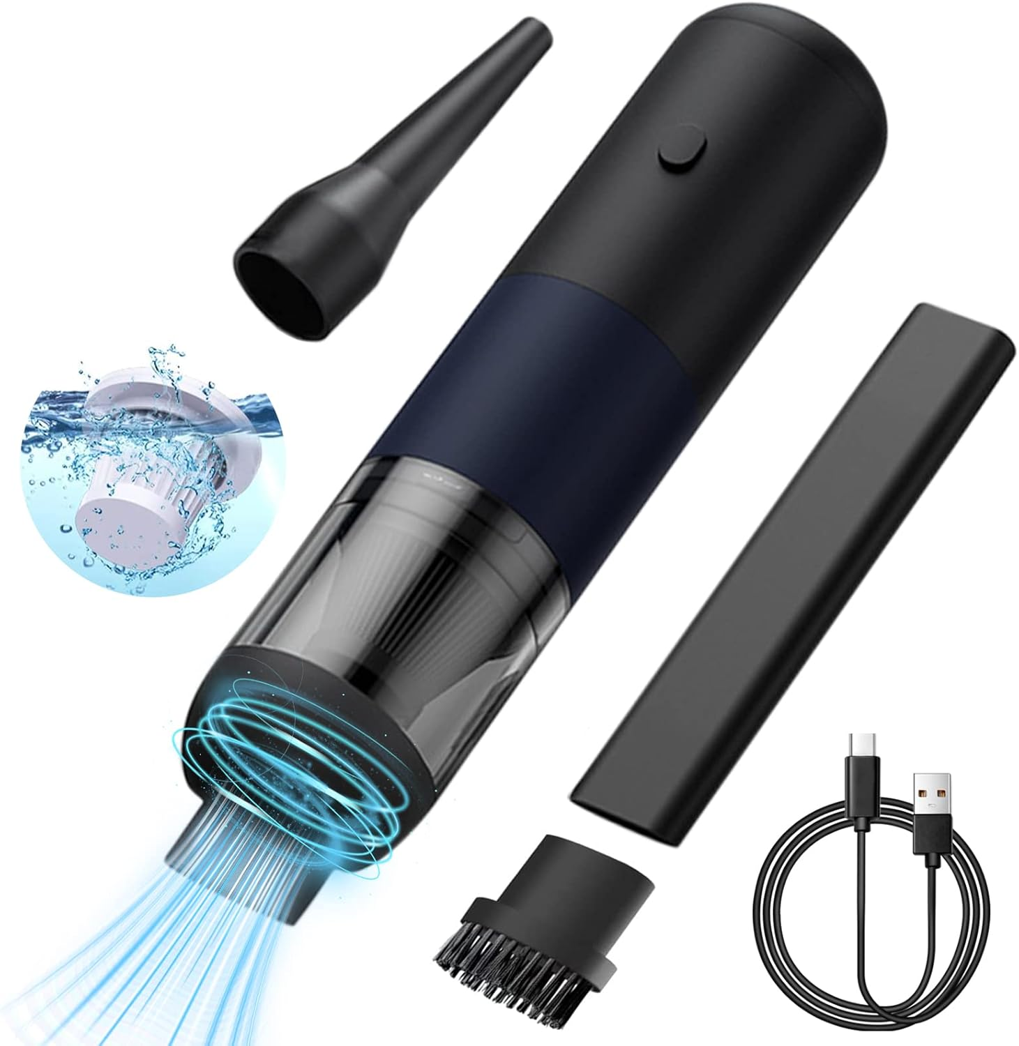 Handheld Vacuum,Portable Mini Auto Vacuum Cleaner, Wireless Handheld Car Vacuum-image