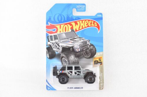 💎 Hot Wheels 2019 Baja Blazers ‘17 Jeep Wrangler Silver 2/10 - Picture 1 of 5