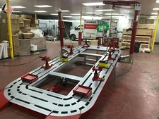 FREE SHIPPING NEW 18 FEET AUTO BODY FRAME MACHINE FREE SHIPPING + CLAMPS, TOOLS