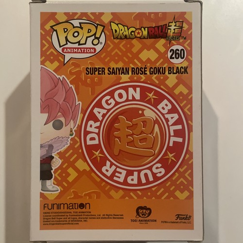 Funko Pop 2017 bóveda Dragon Ball Z #260 Super Saiyan Rose Goku negro exclusivo - Imagen 6 de 8