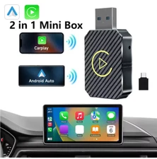 Wireless Apple CarPlay or Android Auto Wireless Adapter WiFi 