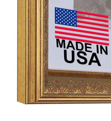 1-1/2'' Gold Picture Frame 11x14 12x18 16x20 24x36 30x40 36x36+ 3232-A-1082