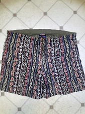 Vintage Speedo Men  s Swim Trunks 90s Y2K Pattern Mens Shorts Tribal Pattern