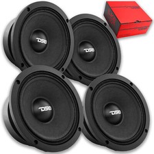 6.5" 300 Watt RMS 8-Ohm Motorcycle Midrange Speaker 2 Pair PRO-ZXI6M DS18