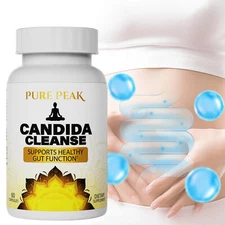Candida Cleanse - Boost Mood and Energy - Intestinal Detoxification Support
