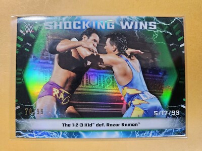 Razor Ramon サイン入りオートグラフカード 選っ 10/25