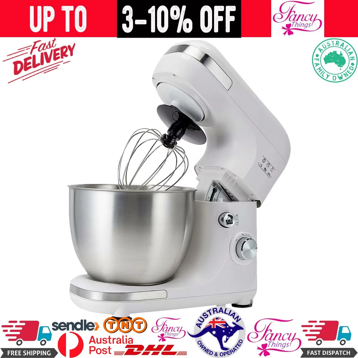 Kitchen Cake Stand Mixer 500W Food Dough Beater Whisk Electric