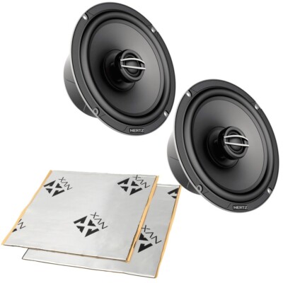Hertz CPX 165 190W RMS 6.5'' Coaxial Car Speakers w/ Sound Damping
