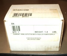 Starcom Model M2001 Doorbell Telephone Current Ring Detector With Power Supply