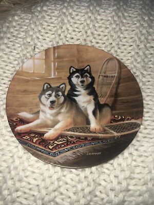 Its a Dogs Life ''Lodging A Complaint'' Collectors Plate by Knowles