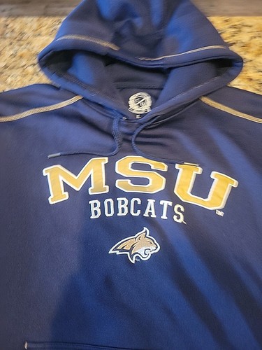 Montana State Bobcats Hoodie Sweatshirt Herren LG Campus Drive Marke - 48" Brustumfang - Bild 4 von 6