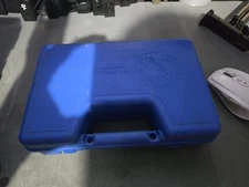 Vtg COBRA Enterprise Blue Plastic Padded Hard Handgun Pistol Case .380 ACP 9mm 